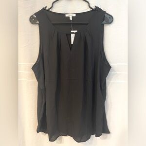 Maurices Black Cut Out Tank Top